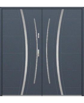 Fargo 40 double - french stainless steel large front door