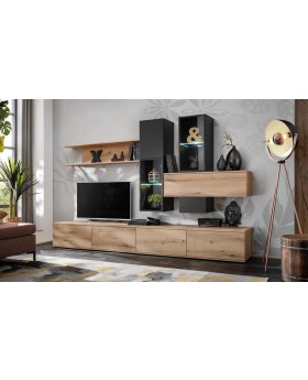 Cannes - modern wall unit with TV stand