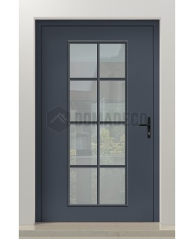 PIVOT CL06 - classically styled traditional aluminium pivot door with glass