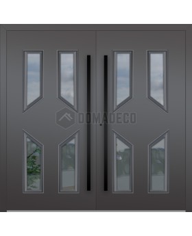LIM CL11 double - glazed traditional double entrance door
