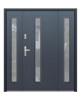 Fargo 42 T - front door with glass side panels