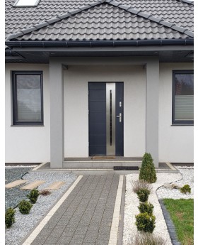 Fargo 26 - stainless steel front door