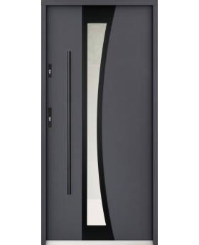 Gemini - 907mm x 2053mm stainless steel front door