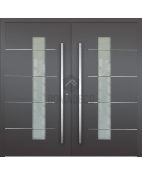 LIM Gryf-C double - aluminium double entry door with glass