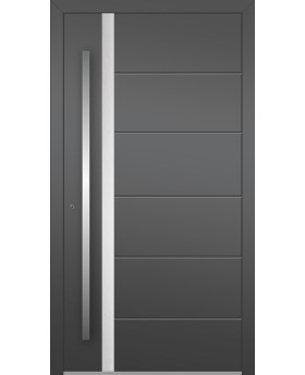 LIM 41 - aluminium front door with strip