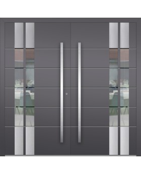 LIM C3 double -  front entrance aluminium double door