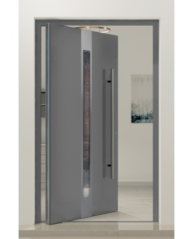 PIVOT C1 - modern aluminium pivot door for home