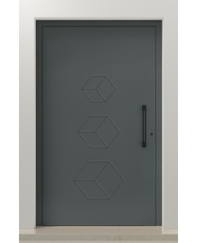 PIVOT V19 - Large thermally broken aluminum pivot door