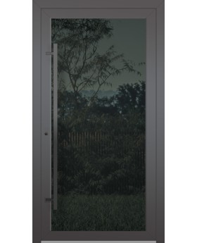 LIM VL19 - Painted Glass Lacobel aluminium door