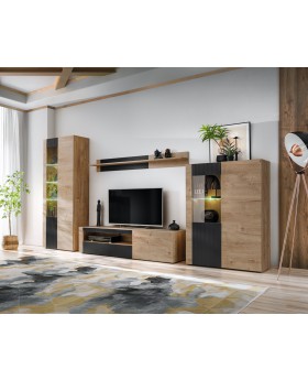 Amsterdam - entertainment center with drawers