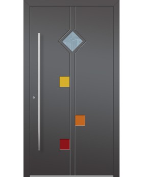 LIM Tonel - matte finish aluminium hinged door
