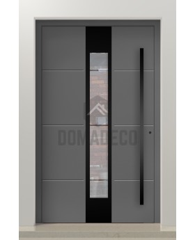 PIVOT W322 - aluminium exterior anti-burglary pivot door