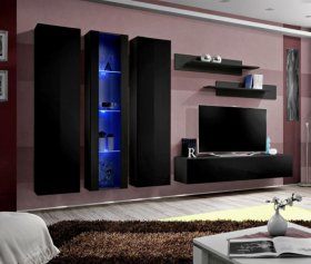 Idea 5 - black entertainment unit
