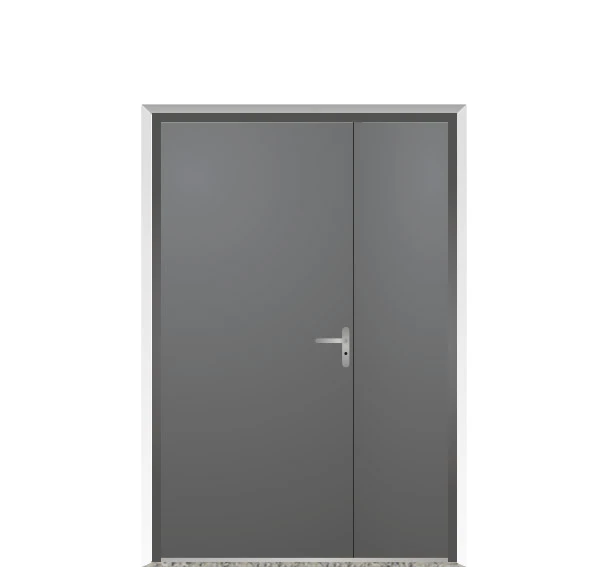 Door with right side panel