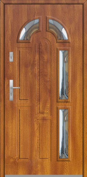 Fargo 9 - stainless steel front doors with glass