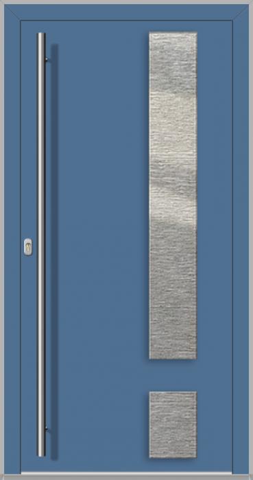 LIM Code - aluminium front door with aluminium plate
