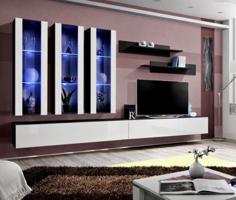 Idea E4 - modern tv wall unit