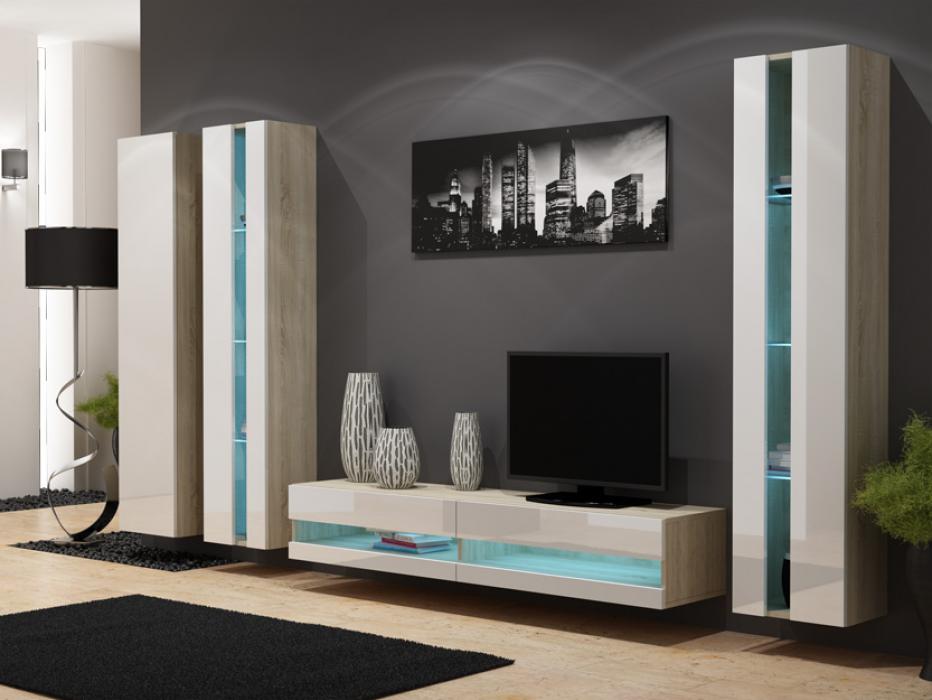 Seattle D2 - living room wall units